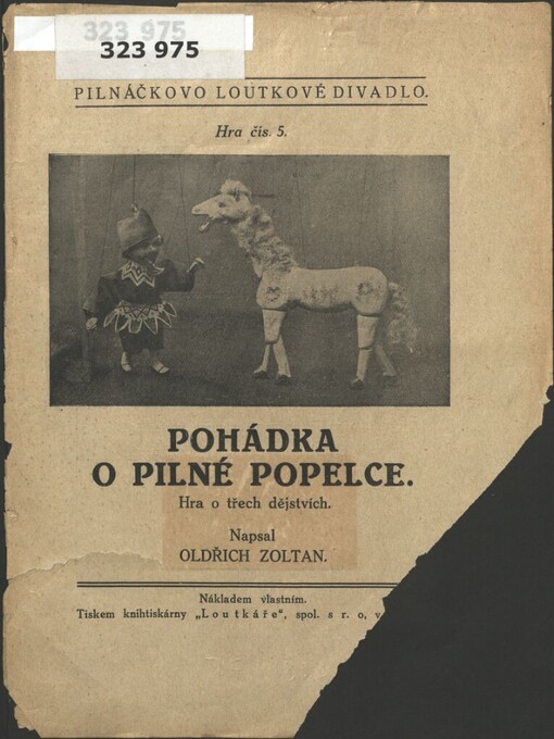 Pohádka o pilné Popelce: hra o třech dějstvích