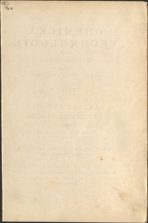 Základy výpočtů v chemické výrobě