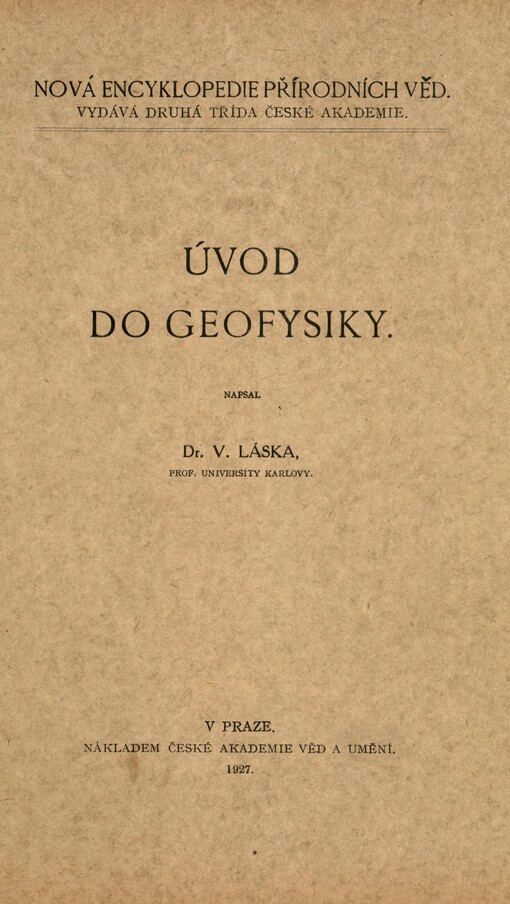 Úvod do geofysiky