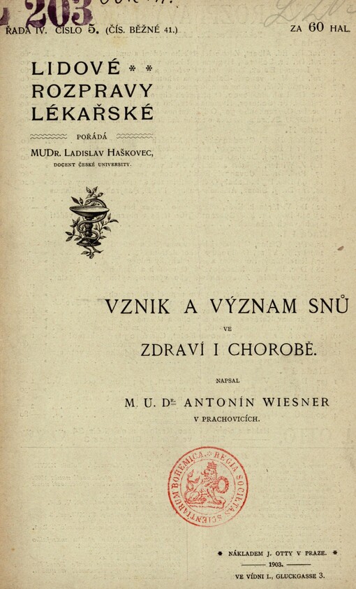 Vznik a význam snů ve zdraví i chorobě