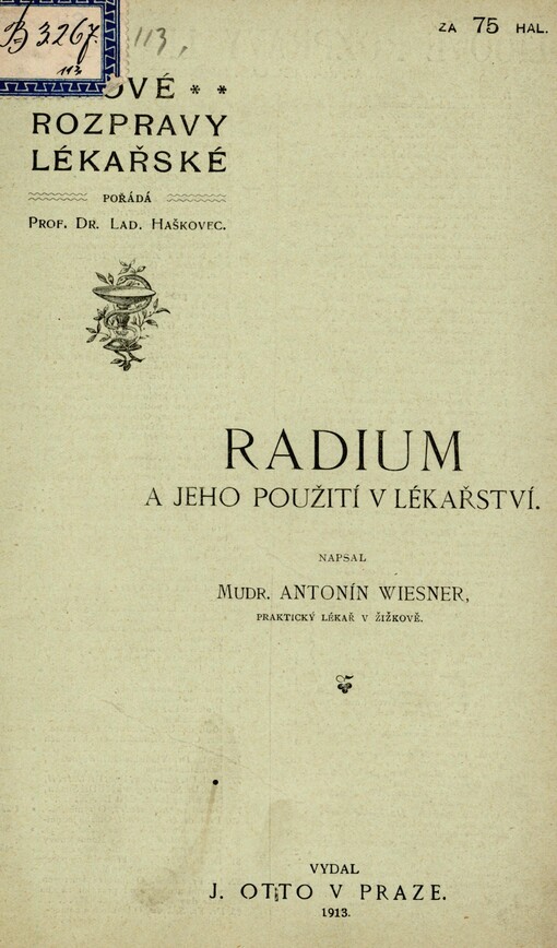 Radium a jeho použití v lékařství