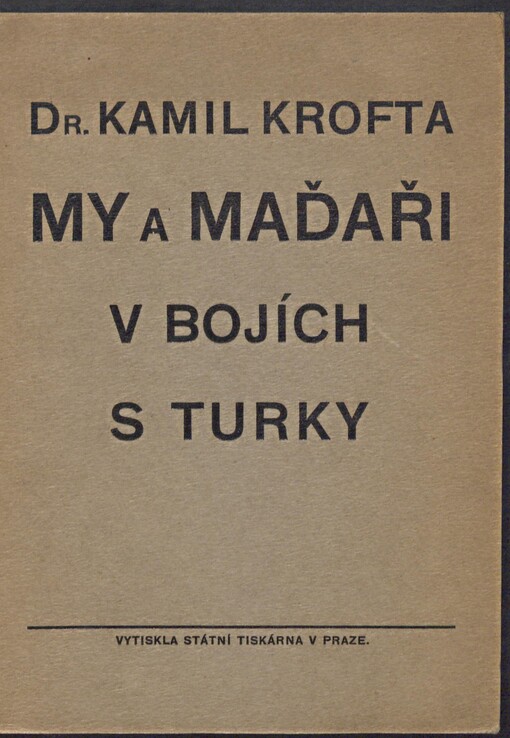 My a Maďaři v bojích s Turky