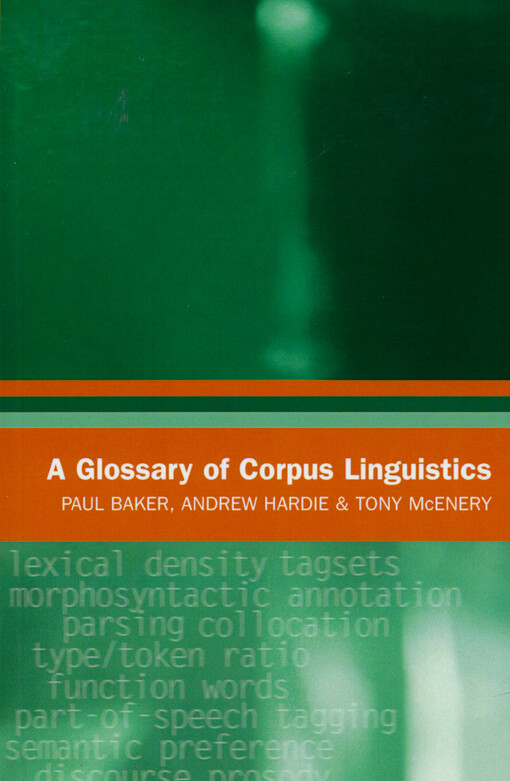 A glossary of corpus linguistics