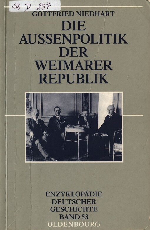 Die Außenpolitik der Weimarer Republik