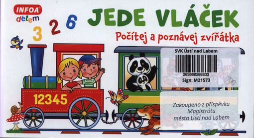 Jede vláček : počítej a poznávej zvířátka