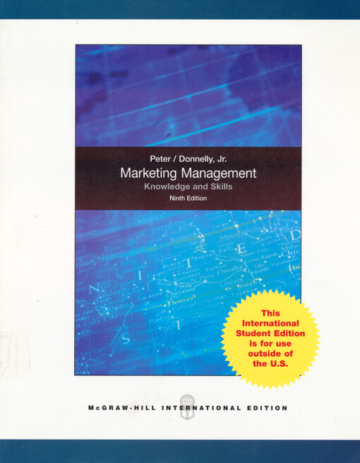 Marketing management : knowledge and skills