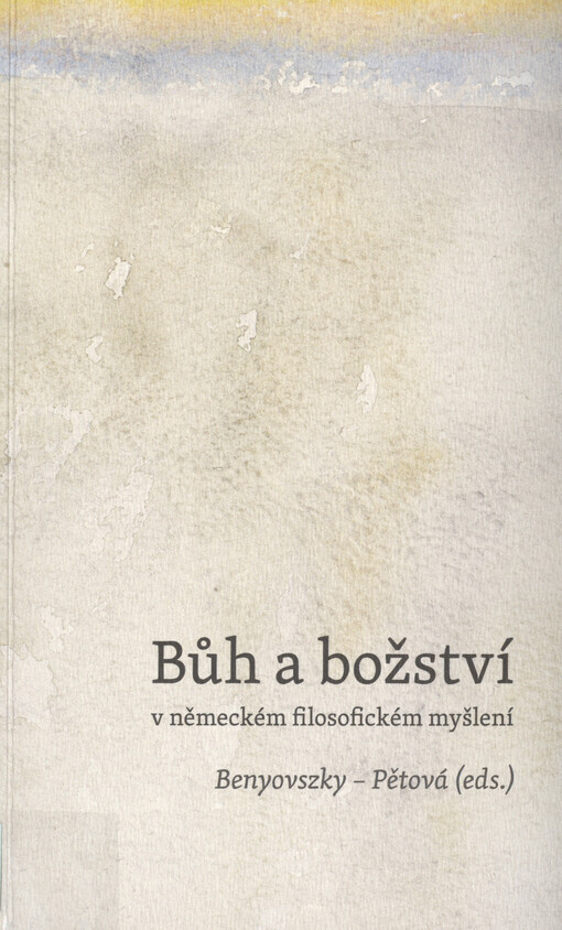 Bůh a božství v německém filosofickém myšlení