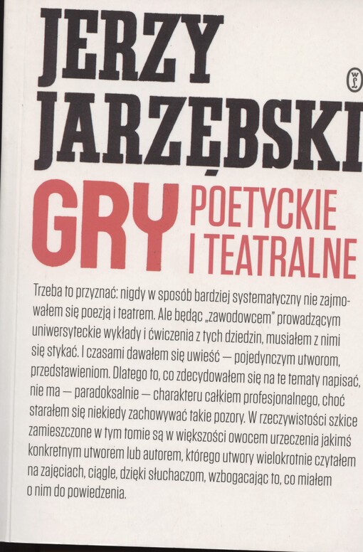 Gry poetyckie i teatralne