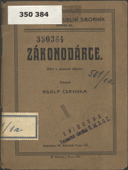 Zákonodárce: žert v jednom jednání