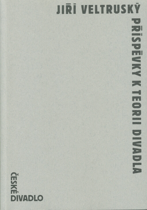 Příspěvky k teorii divadla