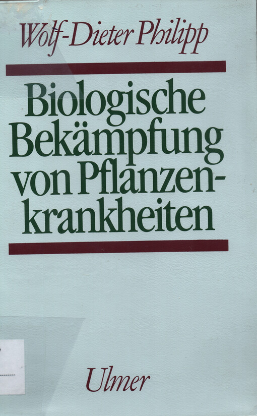 Biologische Bekämpfung von Pflanzenkrankheiten
