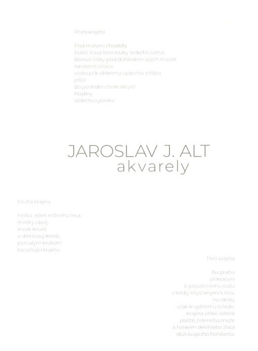 Jaroslav J.Alt : akvarely