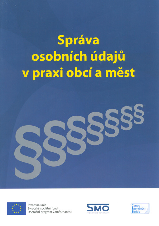 Správa osobních údajů v praxi obcí a měst