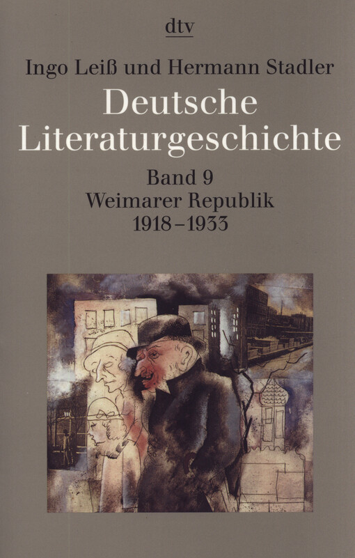 Deutsche Literaturgeschichte. Band 9, Weimarer Republik 1918-1933