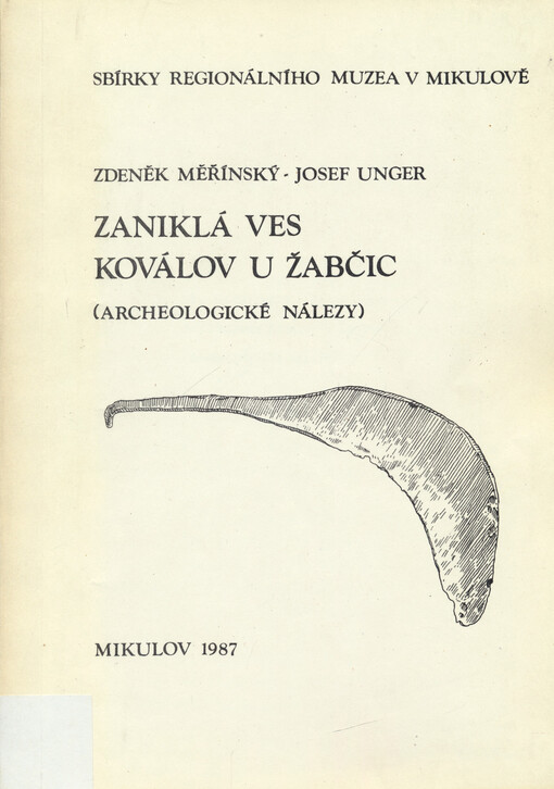 Zaniklá ves Koválov u Žabčic: archeologické nálezy