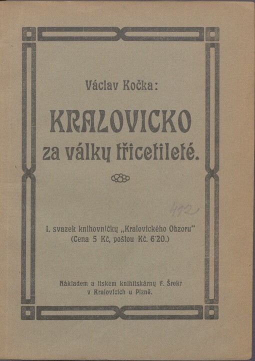 Kralovicko za války třicetileté