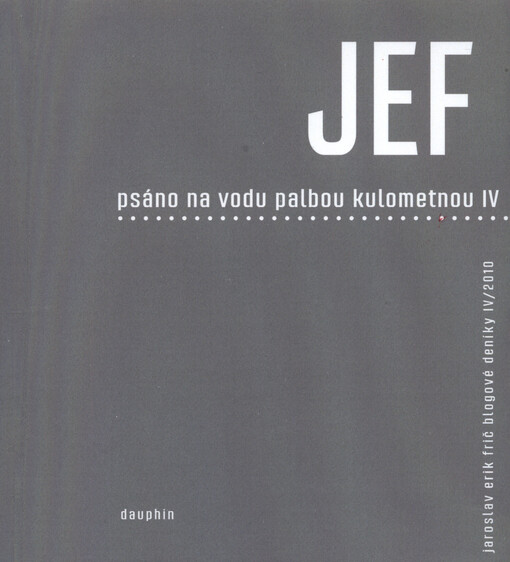 Psáno na vodu palbou kulometnou :[blogové deníky I/2007]