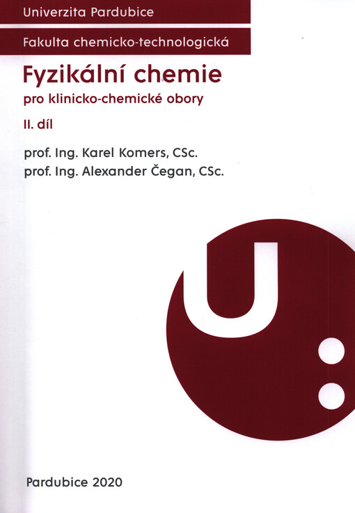 Fyzikální chemie pro klinicko-chemické obory