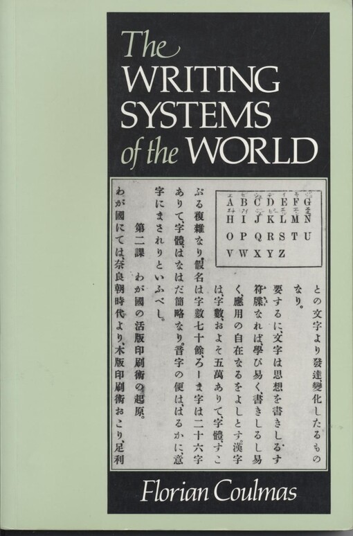 Writing systems of the world