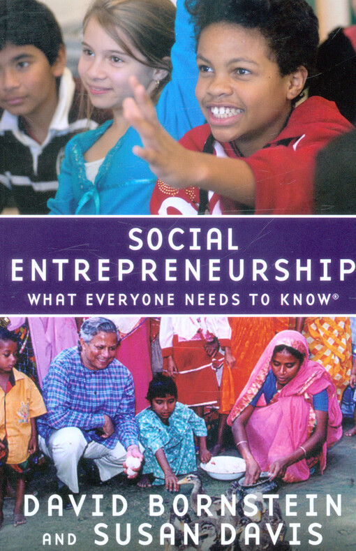 Social entrepreneurship : what everyone needs to know