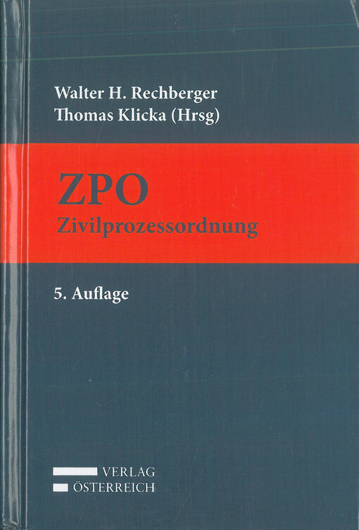 Zivilprozessordnung : Kommentar