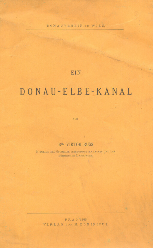 Ein Donau-Elbe-Kanal