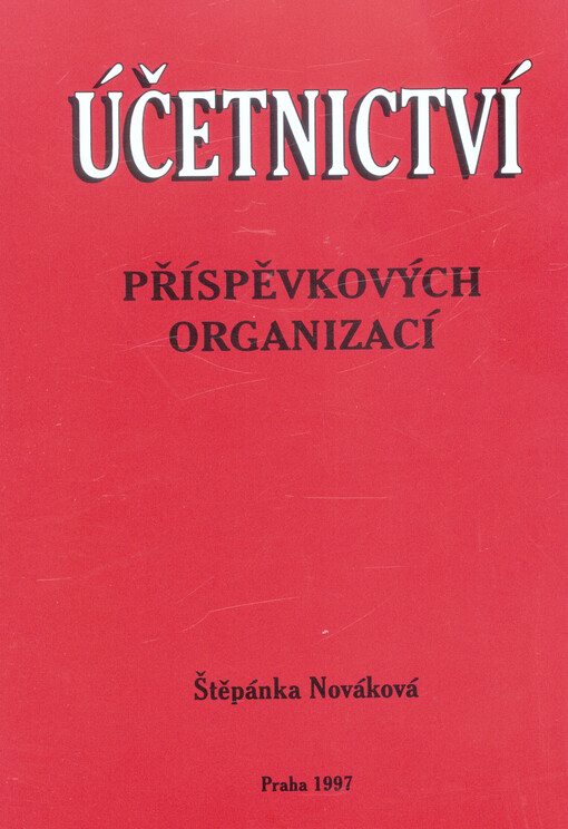 Účetnictví příspěvkových organizací