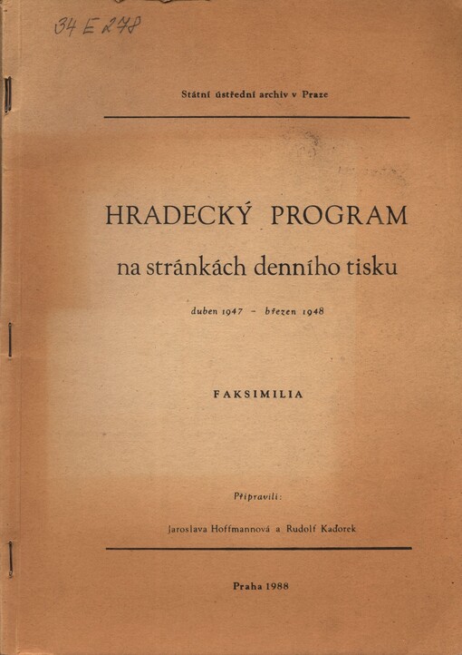 Hradecký program na stránkách denního tisku