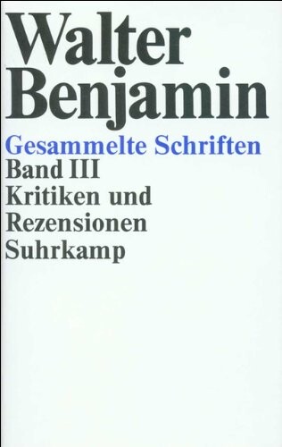 Gesammelte Schriften. Bd. III, [Kritiken und Rezensionen]