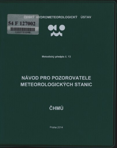 Návod pro pozorovatele meteorologických stanic