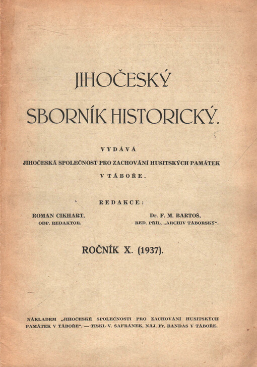 Jihočeský sborník historický