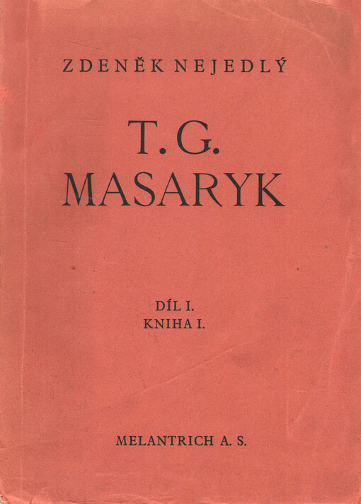 T.G. Masaryk: 1850-1882