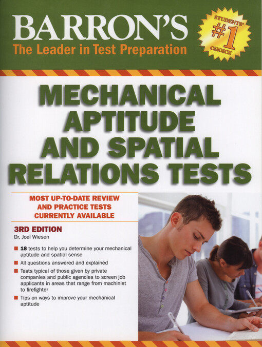 Barron's mechanical aptitude and spatial relations tests
