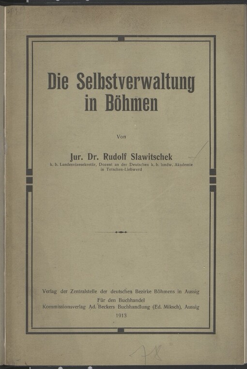 Selbstverwaltung in Böhmen