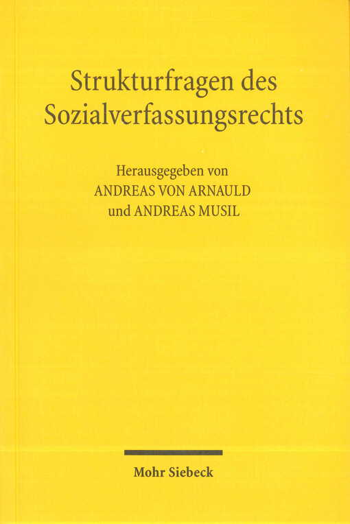 Strukturfragen des Sozialverfassungsrechts