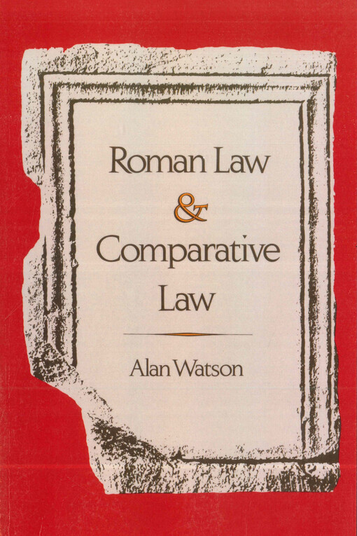 Roman law & comparative law