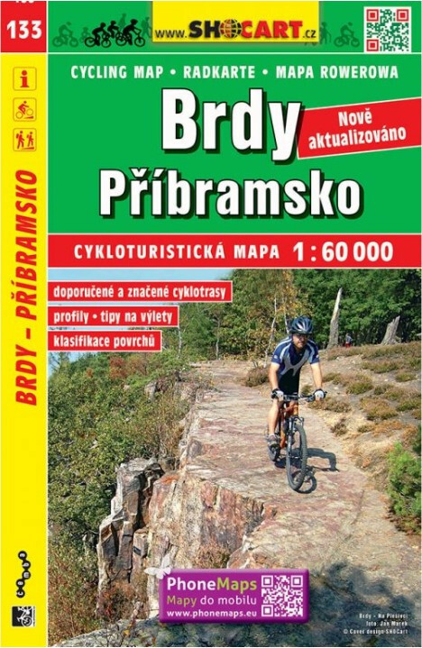 Brdy : Příbramsko : cykloturistická mapa 1:60 000