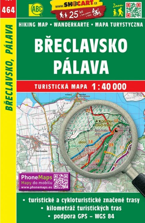 Břeclavsko, Pálava : turistická mapa 1:40 000 + cyklotrasy