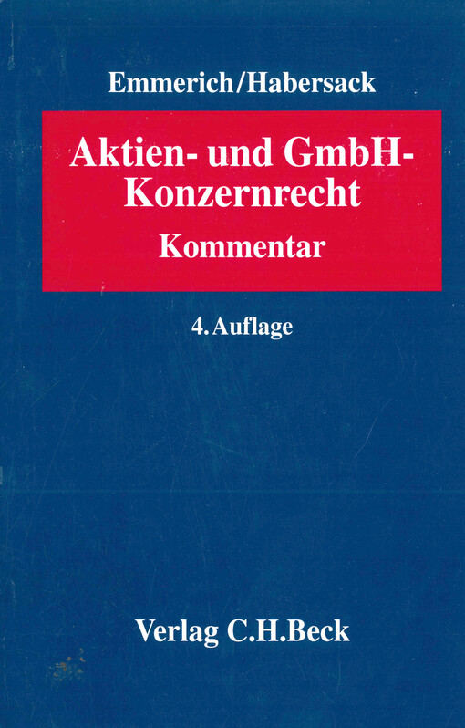 Aktien- und GmbH-Konzernrecht
