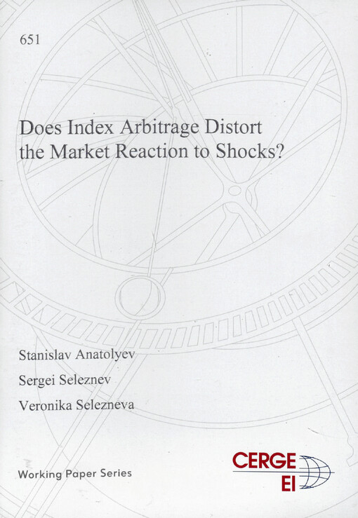 Does index arbitrage distort the market reaction to shocks?