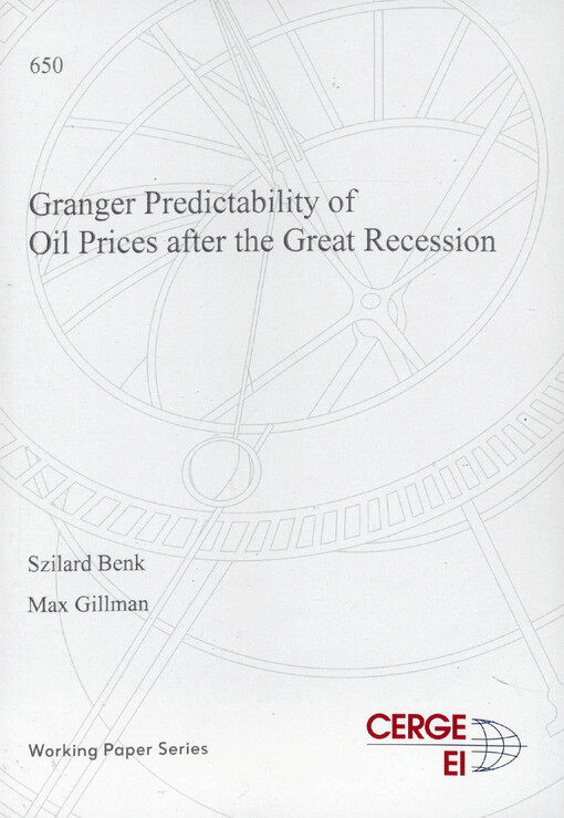 Granger predictability of oil prices after the great recession
