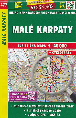 Malé Karpaty : turistická mapa 1:40 000