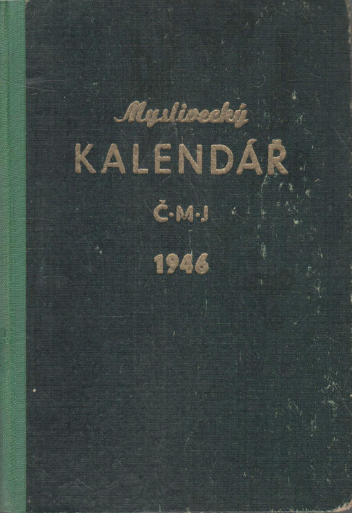 Myslivecký kalendář České myslivecké jednoty ...