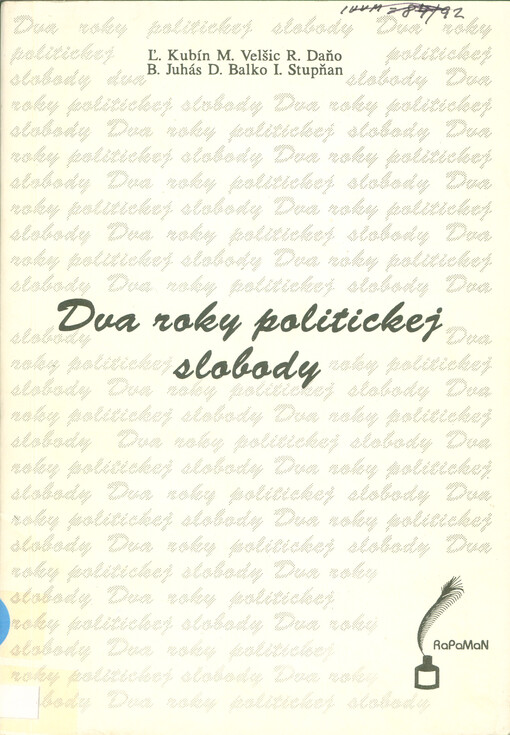 Dva roky politickej slodody