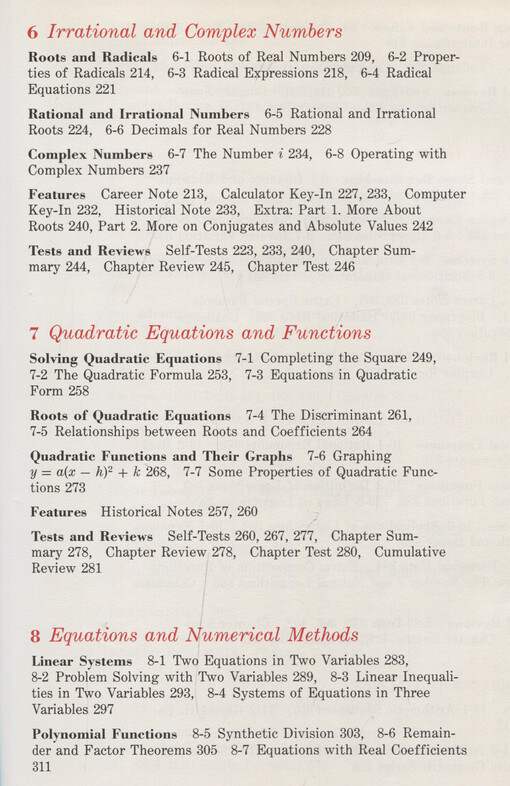 Algebra and trigonometry. Book 2, Structure and method