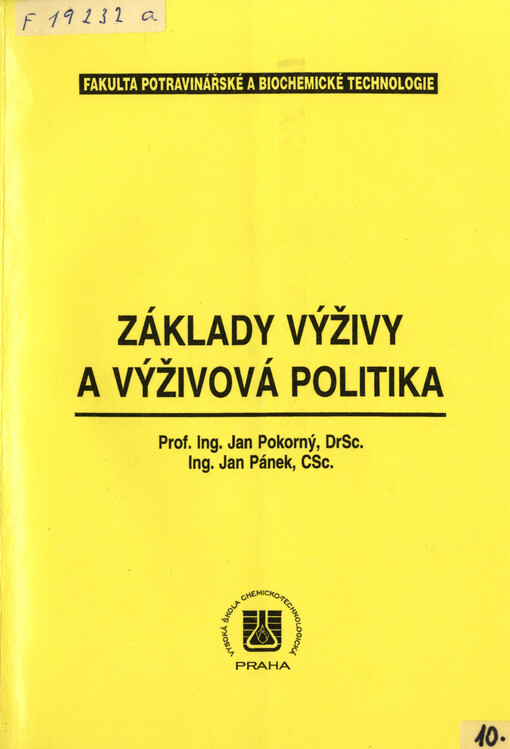 Základy výživy a výživová politika