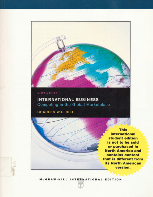 International business : competing in the global marketplace
