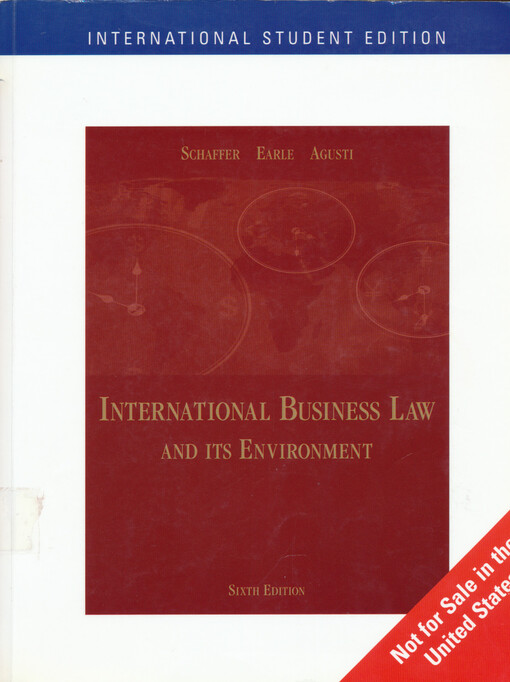 International business law and its environment