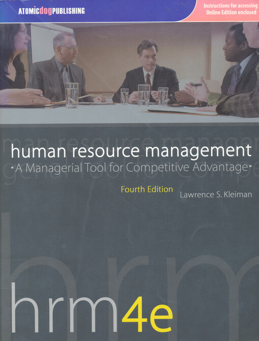 Human resource management : a managerial tool for competitive advantage