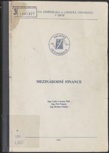 Mezinárodní finance